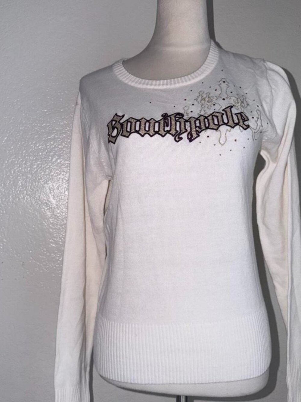 Y2K Southpole white sweater